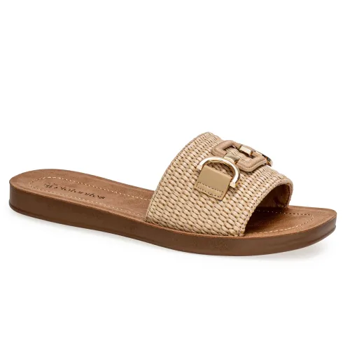Platanitos Beige de Mujer modelo Sandalia Dama Sf Aruba beiges sintéticos mujer 2025042121052495496 Sintético Sintético